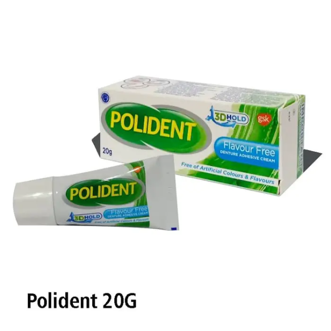 Polident (Denture Adhesive Cream) 20 gram